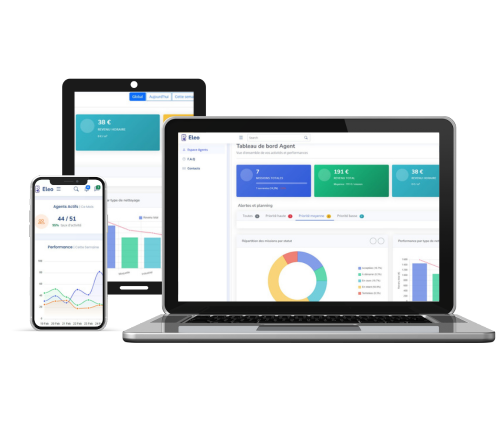 Application Eleo Pro pour la gestion d'équipes de nettoyage